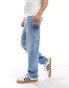 Фото #1 товара Tommy Jeans skater carpenter jeans in light wash