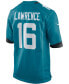 Men's Trevor Lawrence Teal Jacksonville Jaguars 2021 NFL Draft First Round Pick Game Jersey