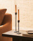 Фото #8 товара Faceted metal candlestick