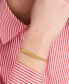 ფოტო #3 პროდუქტის Gold-Tone Heart Charm Link Bracelet