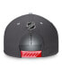 ფოტო #2 პროდუქტის Men's Charcoal Washington Capitals Authentic Pro Home Ice Snapback Hat