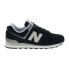 Фото #2 товара New Balance 574 U574LL2 Mens Black Suede Lace Up Lifestyle Sneakers Shoes