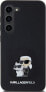 Karl Lagerfeld Karl Lagerfeld KLHCS24SSMHKCNPK S24 S921 hardcase czarny/black Silicone Karl&Choupette Metal Pin NoSize