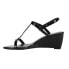 VANELi Mohan Wedge Womens Black Casual Sandals MOHAN-312918