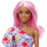 Фото #4 товара BARBIE Fashionista Floral Dress A Shoulder With Prosthetic Leg Doll