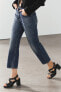 Zw collection straight-leg mid-rise cropped jeans