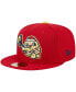 Фото #1 товара Men's Red Binghamton Rumble Ponies Theme Nights Southern Tier Shortcakes 59FIFTY Fitted Hat