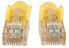 Фото #2 товара Intellinet Network Patch Cable - Cat6 - 1m - Yellow - CCA - U/UTP - PVC - RJ45 - Gold Plated Contacts - Snagless - Booted - Lifetime Warranty - Polybag - 1 m - Cat6 - U/UTP (UTP) - RJ-45 - RJ-45