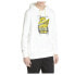 Puma Pl Graphic Pullover Hoodie Mens White Casual Outerwear 53378607