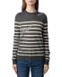 Фото #1 товара Zadig & Voltaire Source Stripes Holly Cashmere Sweater Women's