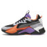 Фото #3 товара Puma RsX Toys Lace Up Mens Black, Grey, Orange Sneakers Casual Shoes 36944927