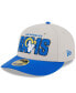 Men's Stone, Royal Los Angeles Rams 2023 NFL Draft Low Profile 59FIFTY Fitted Hat