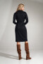 Фото #3 товара Платье прямое с поясом Figl M726 Черное