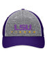 Фото #4 товара Men's Heather Gray LSU Tigers Nimble Adjustable Hat