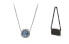 Фото #7 товара Pandora潘多拉 海洋之心 蓝色闪耀套装 项链 女款 银色 礼物 / Ожерелье Pandora ZT0139