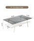 Фото #4 товара Modern Gray Glass Coffee Table