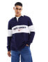 Фото #6 товара Polo Ralph Lauren Sport Capsule chest panel logo rugby shirt in navy