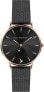 Фото #1 товара Наручные часы Emily Westwood Silver Dark Black Mesh LAH-3314B.