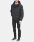 Фото #6 товара Men's Quilted Hooded Bomber Jacket