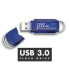 Фото #1 товара Integral 16GB Courier FIPS 197 Encrypted USB 3.0 - 16 GB - USB Type-A - 3.2 Gen 1 (3.1 Gen 1) - 140 MB/s - Cap - Blue - Silver