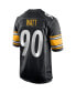 ფოტო #3 პროდუქტის Men's T.J. Watt Pittsburgh Steelers Game Jersey