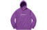 Фото #1 товара Supreme FW18 Classic Script Hooded Sweatshirt Violet 刺绣Logo连帽衫卫衣 男女同款 紫色 / Худи Supreme FW18 Classic SUP-FW18-119