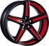 Фото #1 товара Колесный диск литой Oxigin 18 Concave black foil tomato red 8.5x18 ET35 - LK5/112 ML66.6