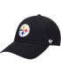 Фото #1 товара Boys Black Pittsburgh Steelers Basic MVP Adjustable Hat
