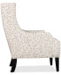 Фото #3 товара Landow Fabric Wing Chair, Created for Macy's