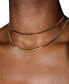 BEN ONI 18k Gold Plated Anti-Tarnish Herringbone Necklace - фото #2