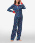Фото #5 товара Пижама женская INK+IVY с длинным рукавом и брюками для отдыха, набор из 2шт