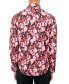 Фото #2 товара Men's Regular-Fit Non-Iron Performance Stretch Abstract Floral Button-Down Shirt