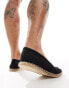 Фото #2 товара London Rebel X slip on espadrilles in black