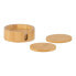 ANDREA HOUSE Bamboo 11x4 cm Pack Of 4 Round Coasters