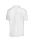 Фото #2 товара Men's White Notre Dame Fighting Irish Coconut Point Palm Vista IslandZone Camp Button-Up Shirt