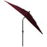 Фото #6 товара Садовый зонт vidaXL Sonnenschirm Bordeauxrot 250 х 250 х 260 см