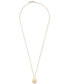 Фото #3 товара Wrapped diamond Virgo Constellation 18" Pendant Necklace (1/20 ct. tw) in 10k Yellow Gold, Created for Macy's