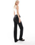 Vero Moda Tall tailored straight leg trousers in black