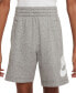 ფოტო #1 პროდუქტის Big Kids Sportswear Club Fleece Logo-Print French Terry Shorts