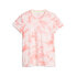 Puma Run Favorite Graphic Crew Neck Short Sleeve T-Shirt Womens Pink Casual Tops