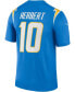 Фото #4 товара Men's Justin Herbert Powder Blue Los Angeles Chargers Legend Jersey