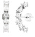Sparkling earrings with clear zircons VBE6014S-PET