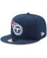 Men's Navy Tennessee Titans Omaha 59FIFTY Hat