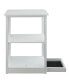 Adams 3 - Shelf Bookcase with Concealed Sliding Track, Concealment Furniture