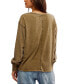 ფოტო #2 პროდუქტის Women's Fade Into You Long-Sleeve Cotton T-Shirt