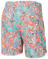 Men's Oh Buoy 2N1 Flower Pop Print Volley 5" Swim Shorts