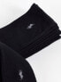 Фото #5 товара Polo Ralph Lauren 6 pack sport socks in black with pony logo