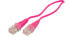 Фото #1 товара ShiverPeaks RJ45 - 1 m Telefonkabel Magenta - Cable - Network