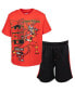 Фото #1 товара Toddler Boys T-Shirt and Mesh Shorts Outfit Set to