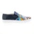 Фото #1 товара Robert Graham Splash RG5641S Mens Blue Leather Lifestyle Sneakers Shoes